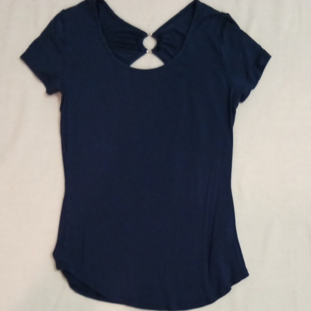 BUY 2 GET 1 FREE 🔥 Navy Blue Women's Top